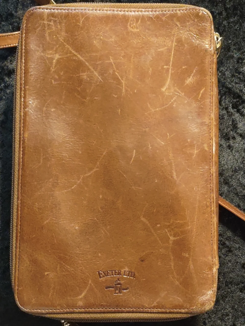 Vintage leather handbag by Exeter LTD